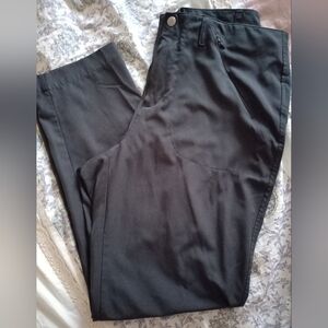 Chic Black Wide Leg Trousers